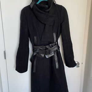 Mackage Belted Wool Coat